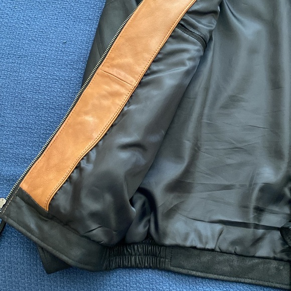 Daniel cremieux signature collection leather jacket - Picture 2 of 5